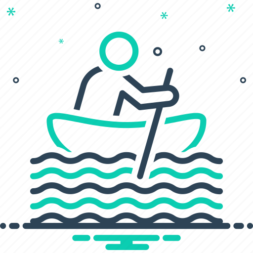 Boating, paddle, sailing, yachting, seafaring, nautical icon - Download on Iconfinder
