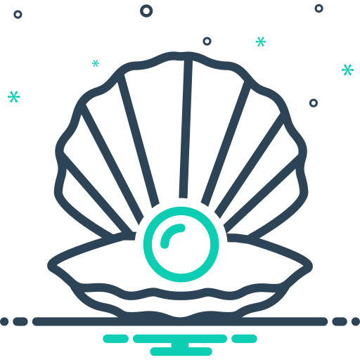 Shell, pearl, scallop, seashell, aquatic, clams, nautical icon - Download on Iconfinder