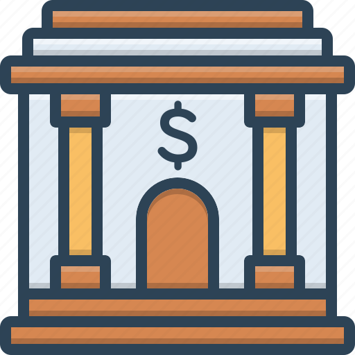 Banking, building, corporate, emolument, finances, revenues, saving icon - Download on Iconfinder