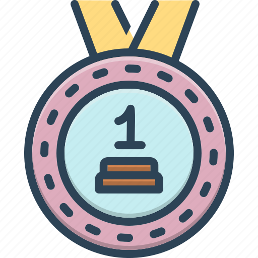 Award, first, heretofore, medal, reward, sooner icon - Download on Iconfinder