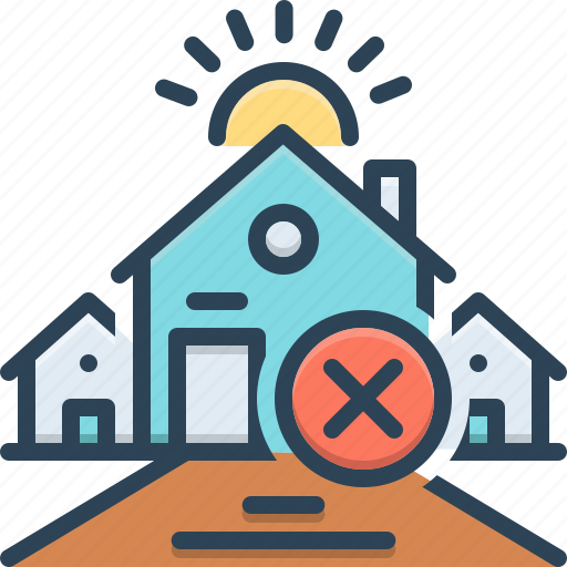 Abandon, discard, house, leave, renounce icon - Download on Iconfinder