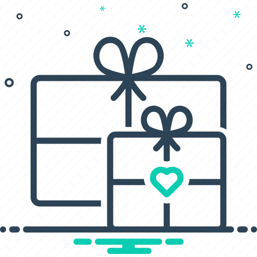Gifts, box, present, giftbox, ribbon, anniversary, package icon - Download on Iconfinder