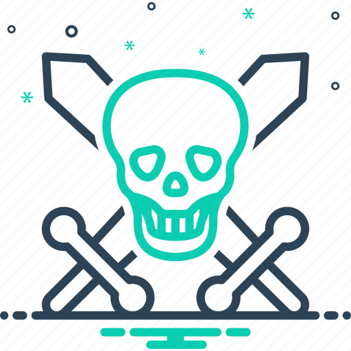 Kills, bone, crossbone, death, halloween, danger, skull icon - Download on Iconfinder