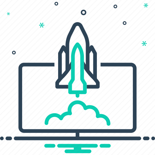 Launches, rocket, launch, project, science, spaceship, startup icon - Download on Iconfinder