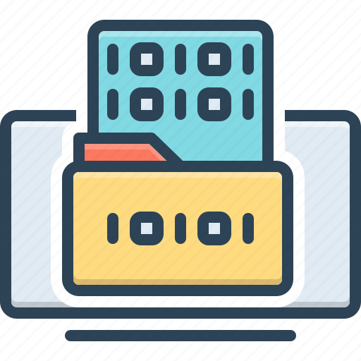 Encoding, binary, bits, code, datacenter, encryption, program icon - Download on Iconfinder
