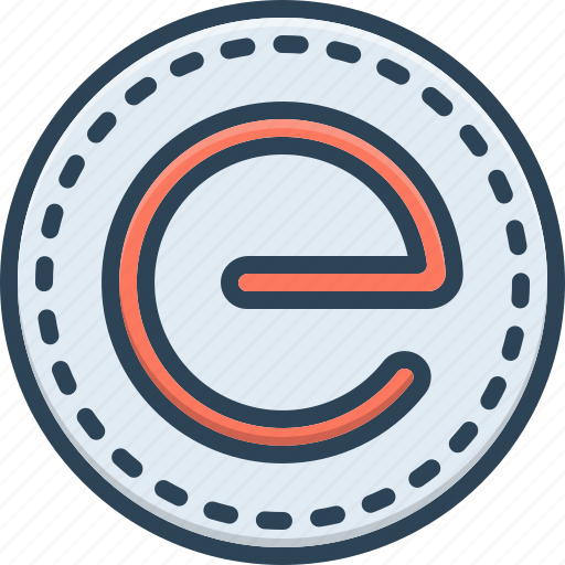 E, letter, alphabet, brand, font, ascendancy, typography icon - Download on Iconfinder