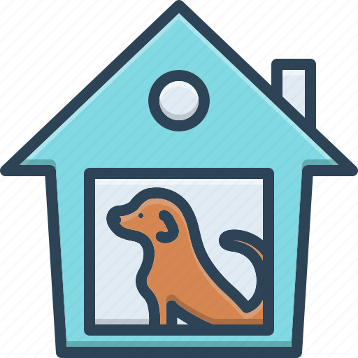 Shelter, dogshed, refuge, dog, kennel, house, home icon - Download on Iconfinder
