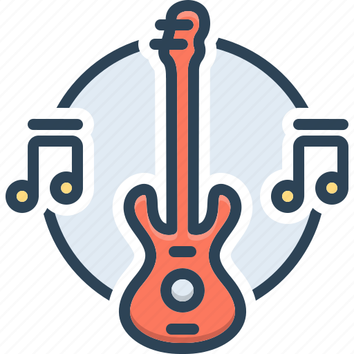 Instrument, song, appliance, lyrics, guitar, tone, melody icon - Download on Iconfinder