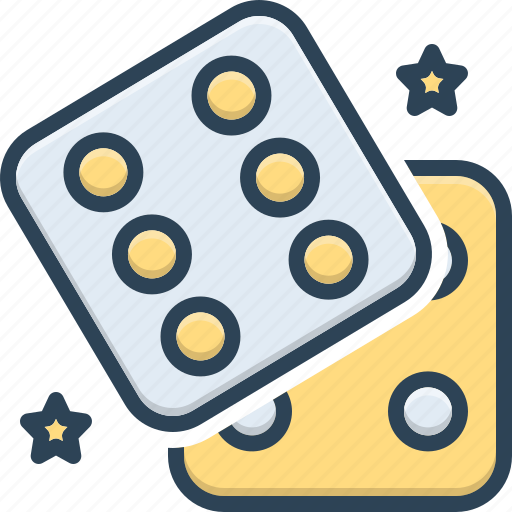 Dice, entertainment, gaming, random, lucky, game, chance icon - Download on Iconfinder