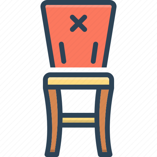 Nobody, chair, empty, none, nothing, furniture, no one icon - Download on Iconfinder