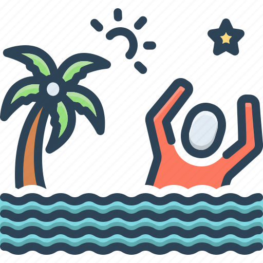 Situations, position, condition, circumstance, disaster, flood, swimming icon - Download on Iconfinder