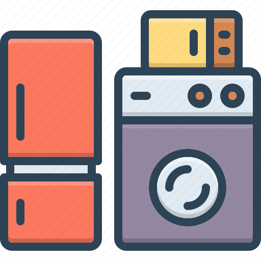 Appliance, equipment, refrigerator, instrument, gadget, tool, washing machine icon - Download on Iconfinder