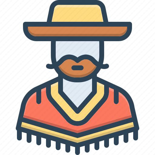 Mexican, sombrero, traditional, mustache, culture, people, ethnic icon - Download on Iconfinder