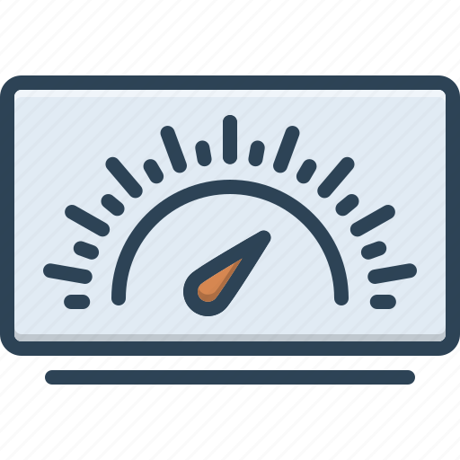 Bandwidth, speed, measure, performance, speedometer, frequency, control icon - Download on Iconfinder