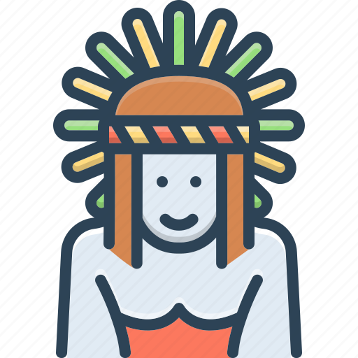 Indigenous, domestic, endemic, homegrown, primitive, native, american icon - Download on Iconfinder