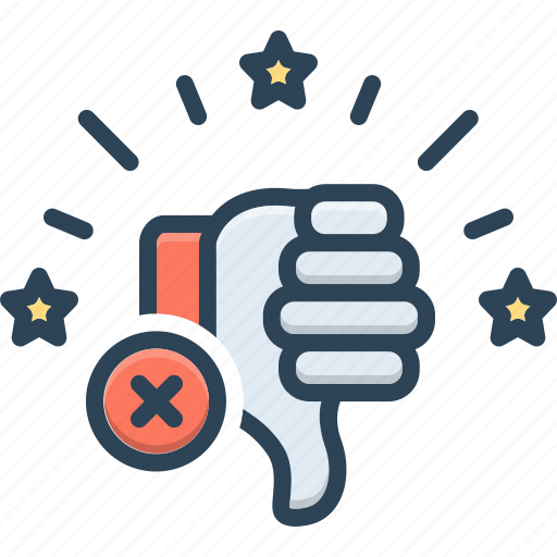 Unlike, dissimilar, down, bad, negative, gesture, thumb icon - Download on Iconfinder