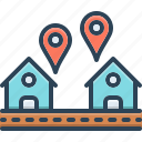 addresses, house, area, destination, gps, location, map, navigation, direction