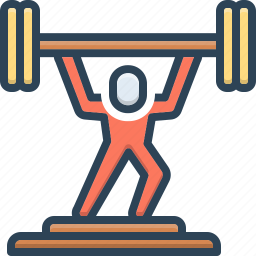 Determine, exercise, lifting, ambition, bodybuilding, fitness, gym icon - Download on Iconfinder