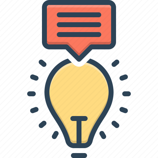 Hint, suggestions, pinpoint, ideas, bulb, indication, message icon - Download on Iconfinder