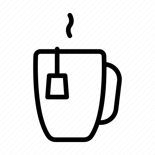 Bag, breakfast, cup, drink, hot, mug, tea icon - Download on Iconfinder