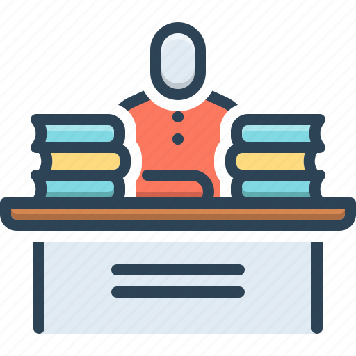 Librarian, book, education, reading, library, custodian, bookstore icon - Download on Iconfinder