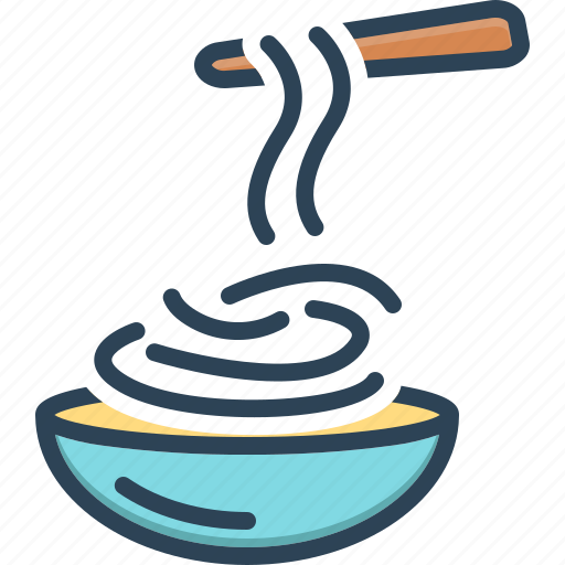 Bukkake, hiyashi, noodle, bowl, food, paste, liquid icon - Download on Iconfinder