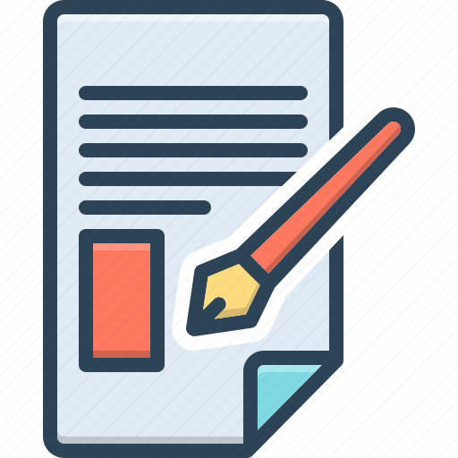 Amended, document, statement, mend, rectify, agreement, archive icon - Download on Iconfinder