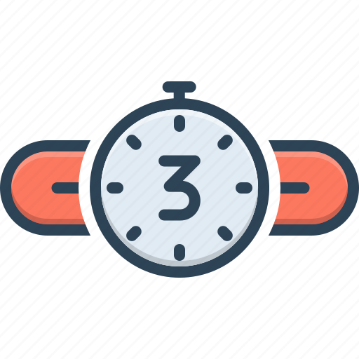 Counted, countdown, timer, counter, clock, count, number icon - Download on Iconfinder