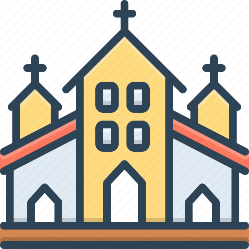 Church, catholic, building, architecture, construction, worship, religion icon - Download on Iconfinder