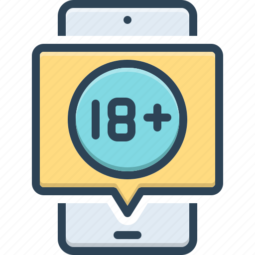 Explicitly, doubtless, adult, warning, restricted, prohibition, message icon - Download on Iconfinder
