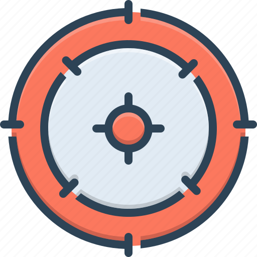 Aim, focus, goal, destination, scope, sniper, target icon - Download on Iconfinder