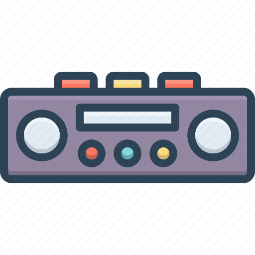 Av, audio, tape, recorder, broadcasting, nostalgia, tape recorder icon - Download on Iconfinder