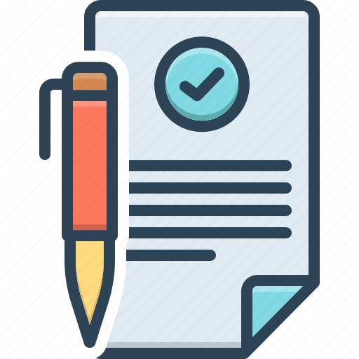 Contracting, agreement, annexure, bond, appendage, paper, document icon - Download on Iconfinder