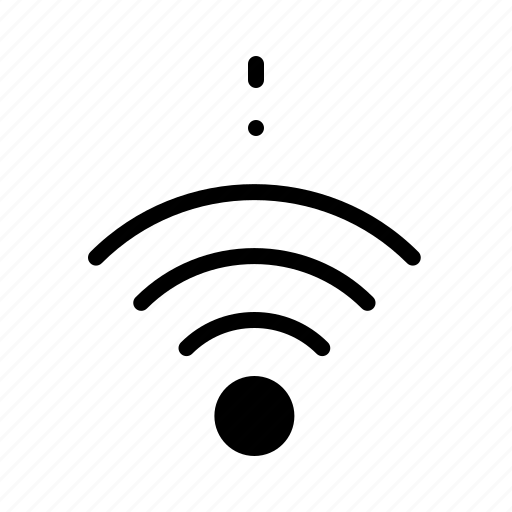 Attention, contactless, disconnected, wifi icon - Download on Iconfinder