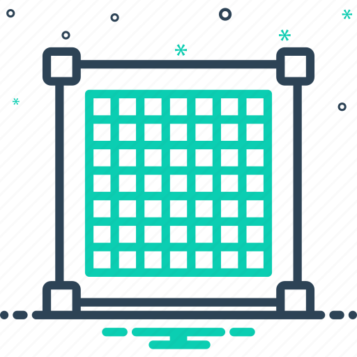 Grid, square, texture, pattern, rows, column, frame icon - Download on Iconfinder