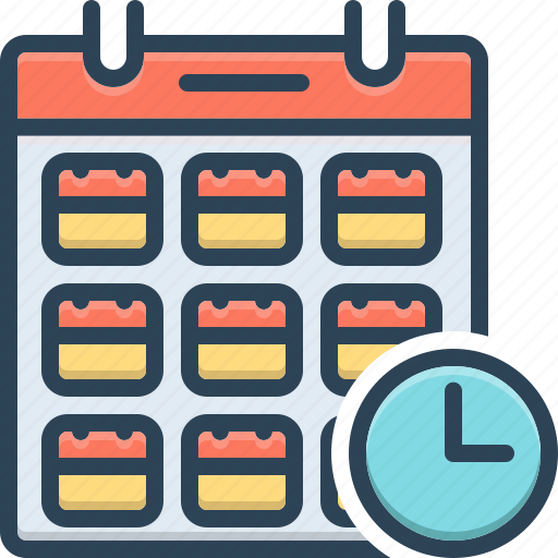Monthly, menstrual, calendar, timetable, agenda, schedule, per month icon - Download on Iconfinder
