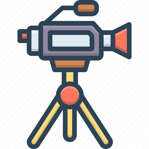 Documentary, broadcast, film, cinema, documentaries, filmmaking, videographer icon - Download on Iconfinder