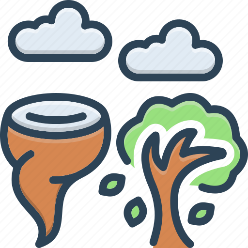 Gale, slat, tempest, squall, whirlwind, monsoon, thunderstorm icon - Download on Iconfinder