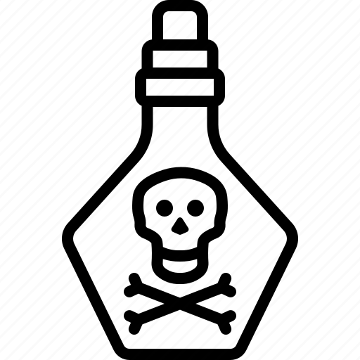 Poison, venom, toxin, bottle, danger, death, poisonous icon - Download on Iconfinder