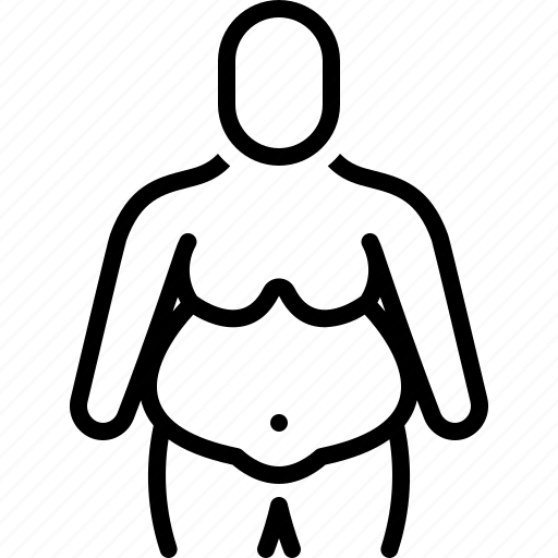 Thick, fat, plump, voluminous, massive, adiposity, obese icon - Download on Iconfinder