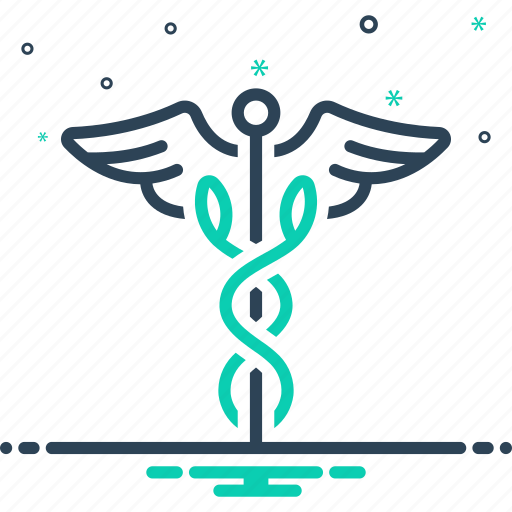 Medical, clinic, pharmacy, caduceus, healthcare, ems, hospital icon - Download on Iconfinder