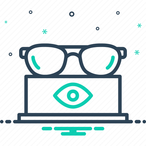 Optical, lens, eyesight, eyeglasses, protection, reflection, spectacles icon - Download on Iconfinder
