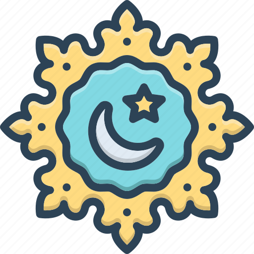 Islam, muslim, ramadan, holy, religion, half moon, star icon - Download on Iconfinder