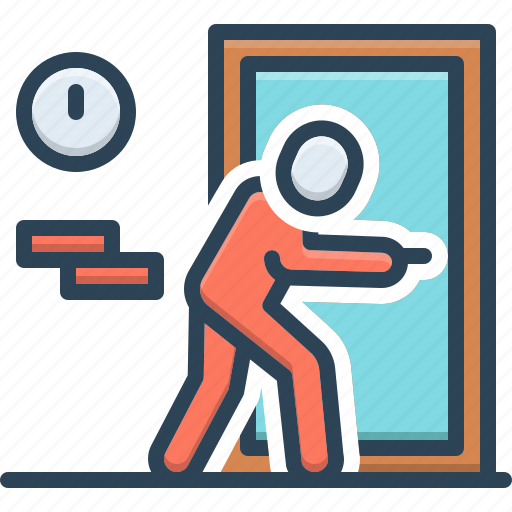Enter, immediate, penetration, door, get in, come in, pass into icon - Download on Iconfinder