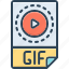 gif, file, video, animation, loading, preloader, format 