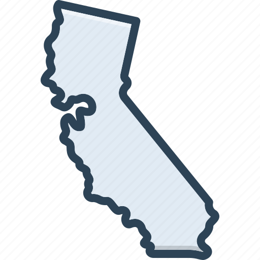 California, country, border, continent, map, america, united icon - Download on Iconfinder