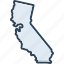 california, country, border, continent, map, america, united 
