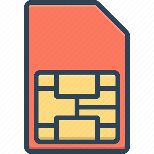 Sim, card, chip, wireless, sim card icon - Download on Iconfinder
