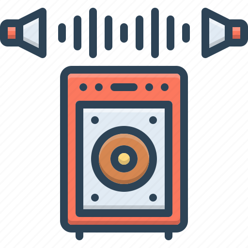 Bass, sound, electronic, loudspeaker, subwoofer, audiophile, powerful bass icon - Download on Iconfinder
