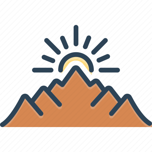 Sunrise, sunup, daylight, sundeamsunset, scenery, day break, first light icon - Download on Iconfinder